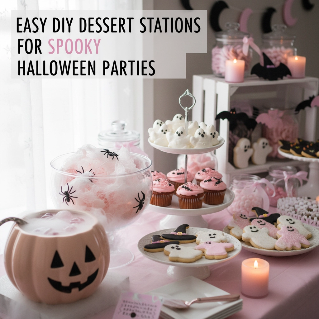 Read more about the article Easy DIY Dessert Stations for Spooky Halloween Parties