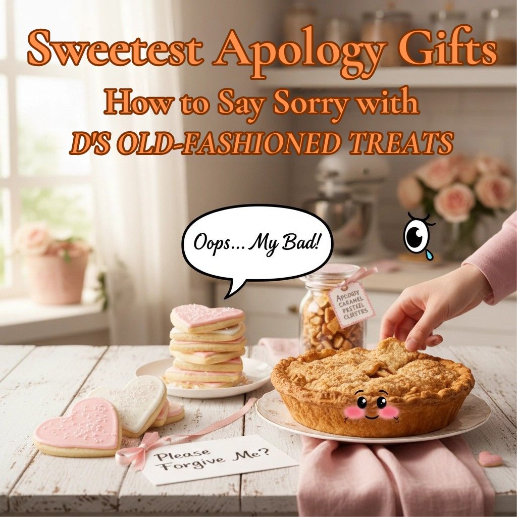 Read more about the article Sweetest Apology Gifts: How to Say Sorry with D's Old-Fashioned Treats